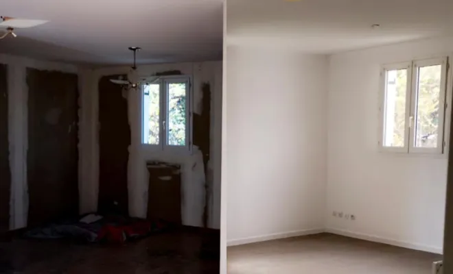 Mise en peinture d'un appartement à Cannes La bocca 